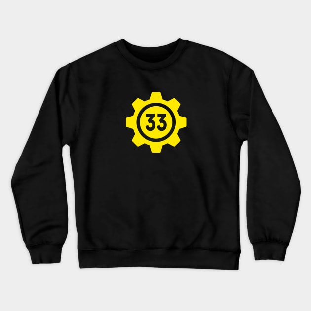 Vault 33 Gear Logo Crewneck Sweatshirt by Vault Emporium